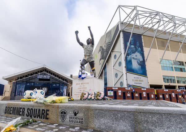 Elland Road remains empty of supporters - and theres no sign of them returning yet. PICTURE: James Hardisty.