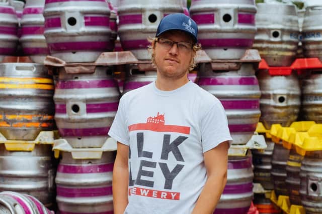 Luke Raven, owner of Ilkley Brewery.