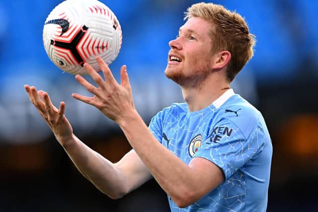 KEY MAN: Manchester City's class act Belgian international midfielder Kevin De Bruyne. Photo by Laurence Griffiths/Getty Images.