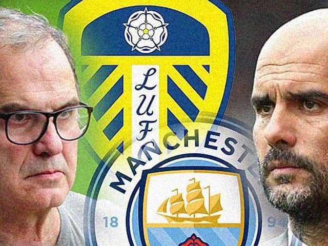 Leeds United take on Manchester City in Premier League action.