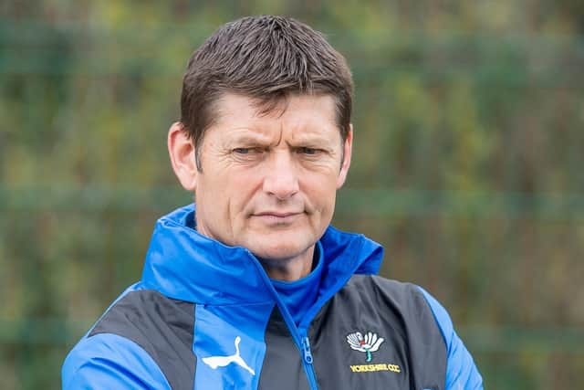 HOPEFUL: Yorkshire CCC's director of cricket, Martyn Moxon. Picture By Allan McKenzie/SWpix.com.
