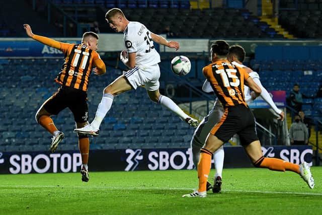 INTERNATIONAL CALL: For young Leeds United centre-back Charlie Cresswell. Photo by Oli Scarff - Pool/Getty Images.