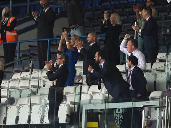 LATIN PASSION - Victor Orta's directors box behaviour is the subject of playful mockery from Leeds United CEO Angus Kinnear but it has endeared him to fans, while his work has endeared him to other clubs. Pic: Getty