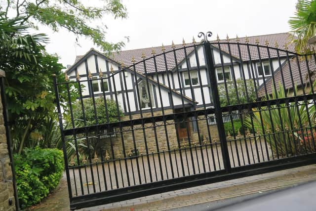 Hussain's former home in Sandmoor Drive, Alwoodley