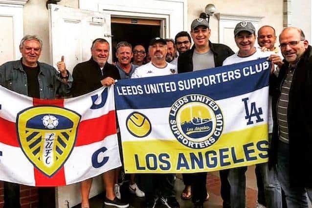 Leeds United Los Angeles Supporters Club at a meet up.
