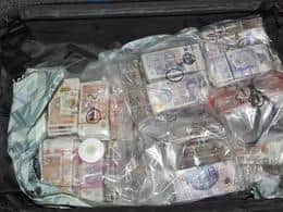 The money - £1.9M in cash - seized at the airport