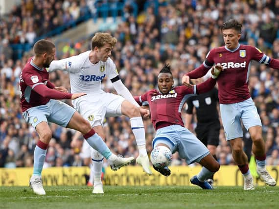 PAY PER VIEW - Leeds United's clash with Aston Villa will set fans back £15 to watch. Pic: Getty