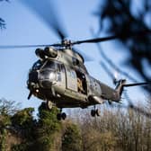 Puma helicopters will fly over Leeds as part of training before a mission in Afghanistan. Photo provided by Royal Air Force Benson.