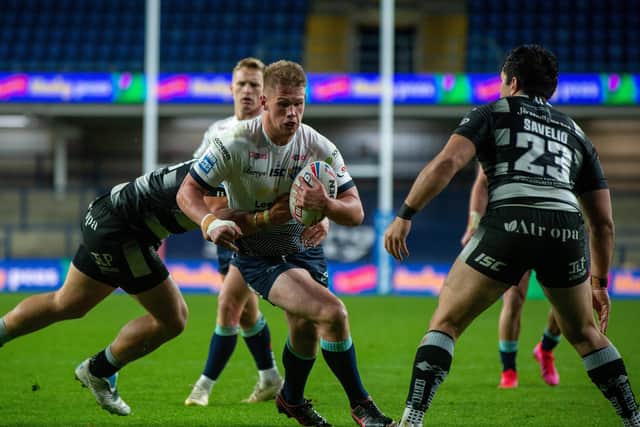 Tom Holroyd in action against Hull FC last week. Picture: Bruce Rollinson.