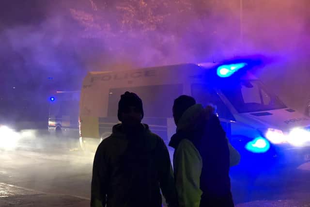 Riot police were rushed to Harehills on Bonfire Night 2019 when youths threw fireworks and missiles, set fire to bins and assaulted officers.
