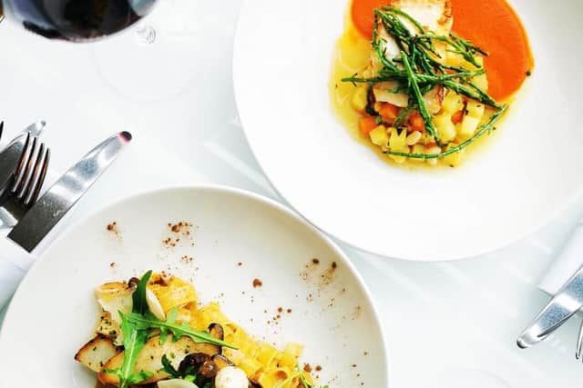 Dishes from the new Autumn Prix Fixed menu at Harvey Nichols in Leeds.