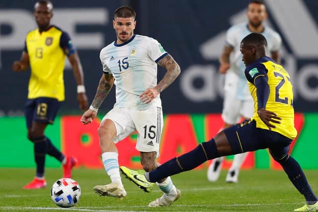 FLIRTATION - Rodrigo De Paul teased Leeds United fans on social media but Udinese's valuation of the player was out of the Whites' reach says Victor Orta. Pic: Getty