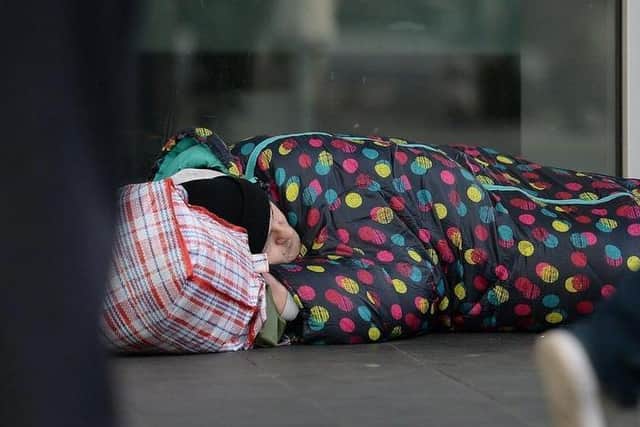 Homelessness in Leeds. (PA/WIRE)