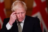 Prime Minister Boris Johnson during a media briefing in Downing Street, London, on coronavirus (COVID-19). Photo: PA