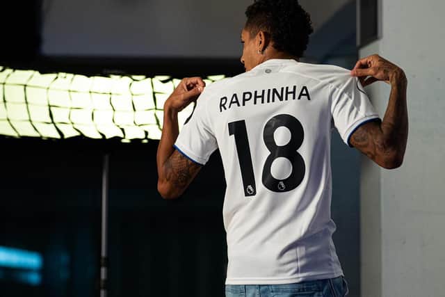 'SHARP': Leeds United's new Brazilian winger Raphinha has been impressing in training says Whites right back Luke Ayling. Picture by LUFC.