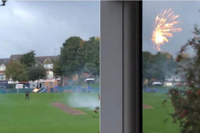 Young people have been misusing fireworks in Harehills (photo: Andi Hofbauer).