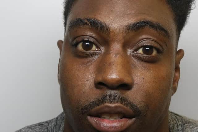 Soloman Perkins was jailed for 21 months for attacking couple with a chair leg after they asked him to stop urinating in their garden