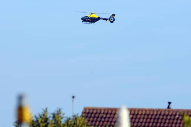 The NPAS helicopter assisted in the chase (stock photo)
