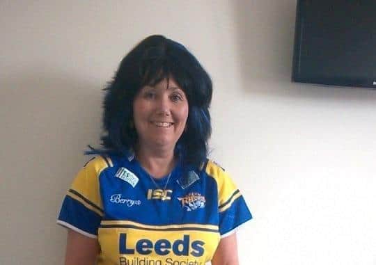 Leeds Rhinos fan, Dianne Hall, who will be watching the final with her husband John.