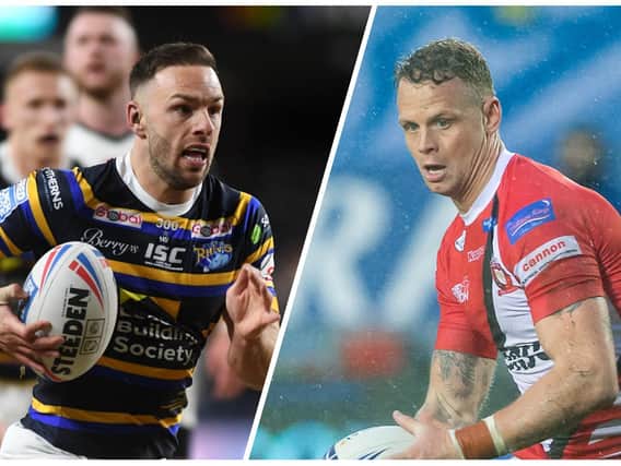 Leeds Rhinos Luke Gale and Salford's Kevin Brown go head-to-head in the Challenge Cup Final.