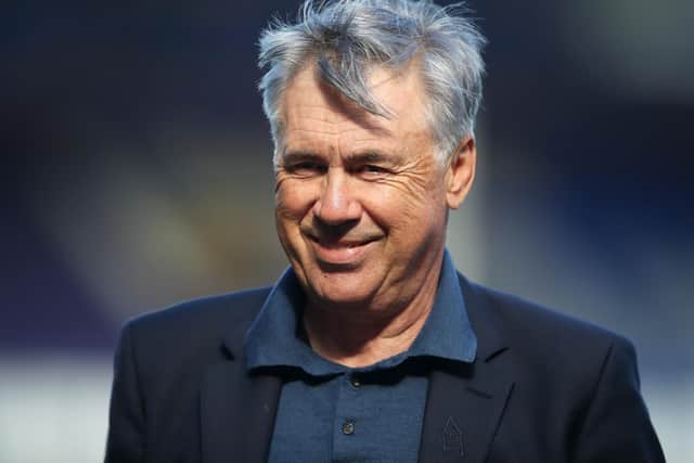 NEVER MET: Everton boss Carlo Ancelotti, above, and Leeds United head coach Marcelo Bielsa. Photo by Nick Potts - Pool/Getty Images.
