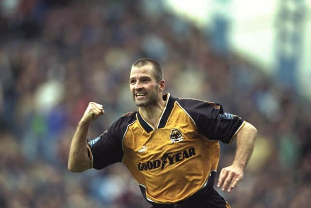 FAMILIAR FACE: Former Wolves striker Steve Bull who had many battles against Leeds United in the 1990s, above. Graham Chadwick/Allsport via Getty Images