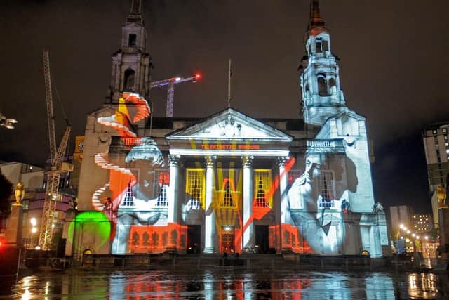 An image from Light Night Leeds 2019.