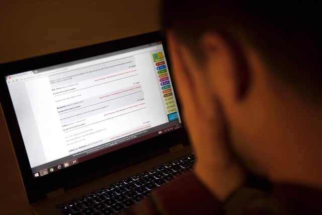 When does online abuse become a crime? West Yorkshire Police give advice as part of the Yorkshire Evening Post Call It Out campaign. PA.