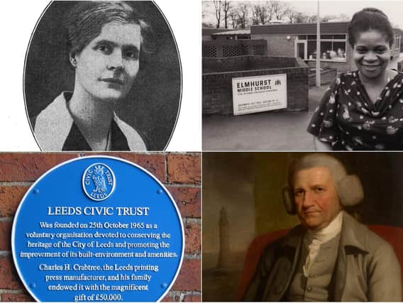 Blue Plaques of Leeds The Next Collection focuses on 98 unveiled by Leeds Civic Trust between 2001 and 2017 - the 30th anniversary year of the scheme.