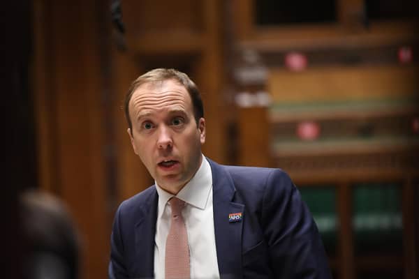 Health Secretary Matt Hancock delivering a ministerial statement on COVID-19 in the House of Commons. Photo: Uk Parliament/Jessica Taylor