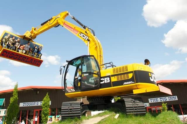 Diggerland in Yorkshire is still open to the public in half term
