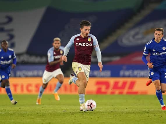 STAR MAN - Aston Villa's Jack Grealish will take up dangerous positions against Leeds United and whoever is tasked with marking him will have to take the responsibility seriously. Pic: Getty