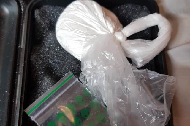 Drugs package found at house on Cautley Road