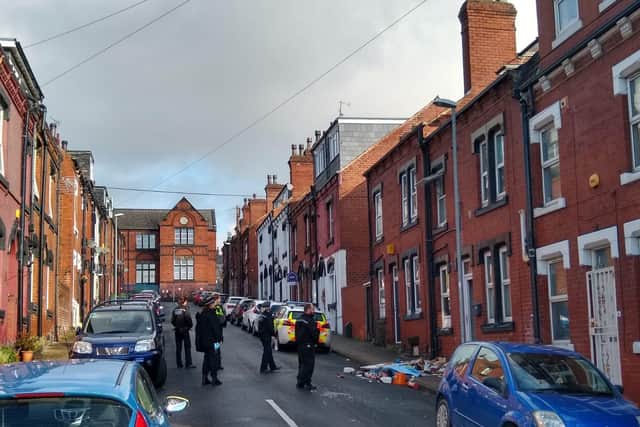 Armed police were called out to Quarry Place