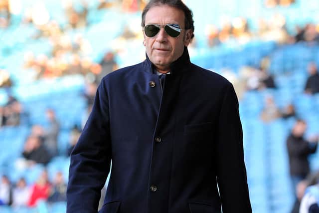 LEAGUE BAN - Massimo Cellino was banned by the Football League for the second time as Leeds United fans were given news of Steve Evans' appointment as manager. Pic: Getty