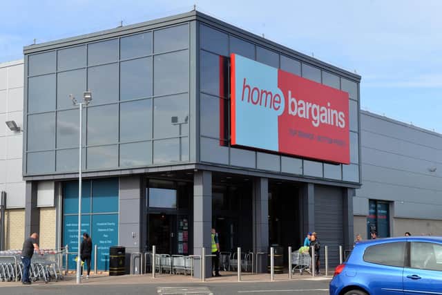 A Home Bargains store.