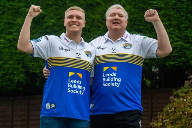 Adam Smith pictured with his father Dave.