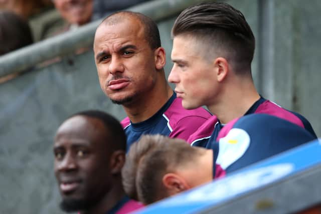 Former Aston Villa striker Gabriel Agbonlahor, above, with Villa and England midfielder Jack Grealish, has delivered a motivational message, say fans, after claiming the Whites have been ‘found out’ in the Premier League. Picture: Alex Livesey/Getty Images.