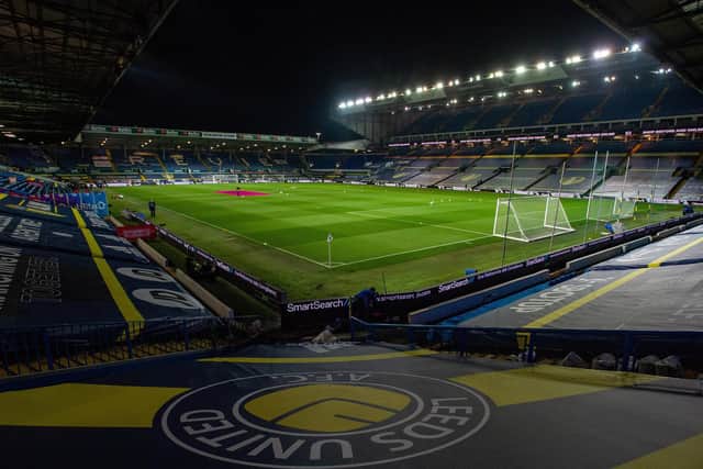 SUNDAY EVENING LIVE: For Leeds United against Arsenal at Elland Road, above. Picture by Bruce Rollinson.