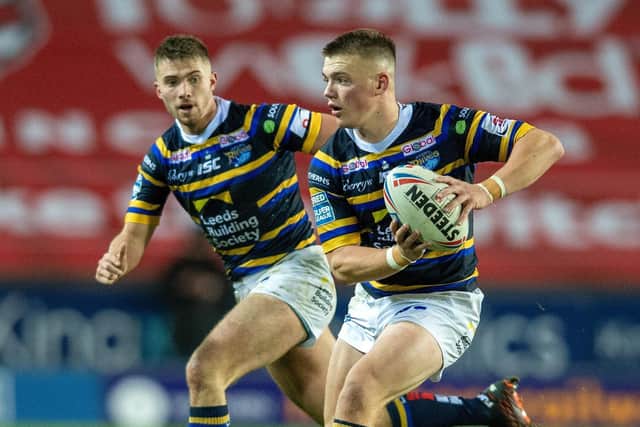 Callum McClelland in action against St Helens.  Picture: Bruce Rollinson.