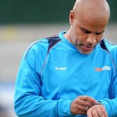 Guiseley's joint-manager, Marcus Bignot. Picture: Steve Riding.