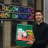 Rev Heston Groenewald at All Hallow's Church and the Rainbow Junktion cafe in Burley.