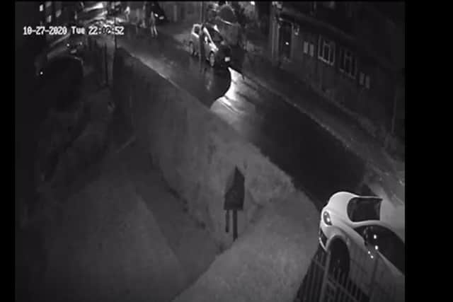 CCTV of the incident