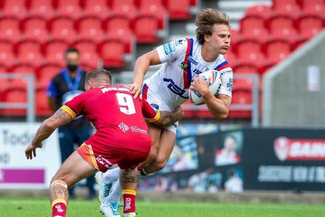 Wakefield Trinity captain Jacob Miller. Picture Bruce Rollinson.