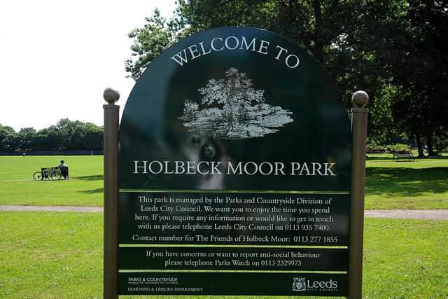 The assault took place near Holbeck Moor Park