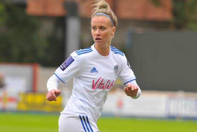 ON TARGET: Leeds United Wome's 
Olivia Smart. Picture: Steve Riding.