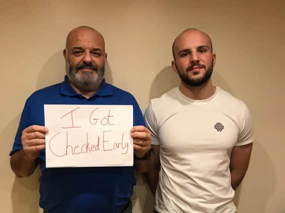 After Gerard's dad got the all clear with his prostate cancer, Gerard wants to raise awareness for others to get checked (photo: Gerard Ellis)