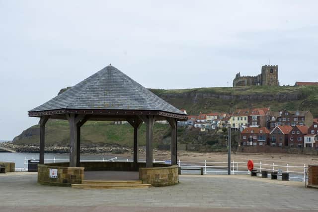 Whitby during lockdown in April