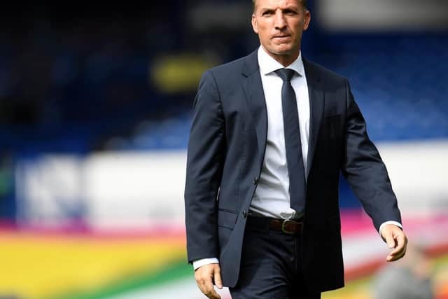 IMPRESSED: Leicester City boss Brendan Rodgers. Photo by Peter Powell/Pool via Getty Images.
