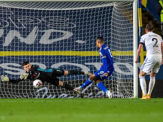Leeds United were well beaten by Leicester City. (Bruce Rollinson)